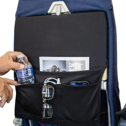 Airplane Tray Table Cover with Pocket Organizer Airplane Seat Back Organizer for Personal Items Travel Accessories