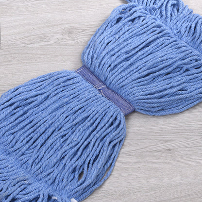 Cotton String Mop Head Detachable Loop-End Mop - Blue