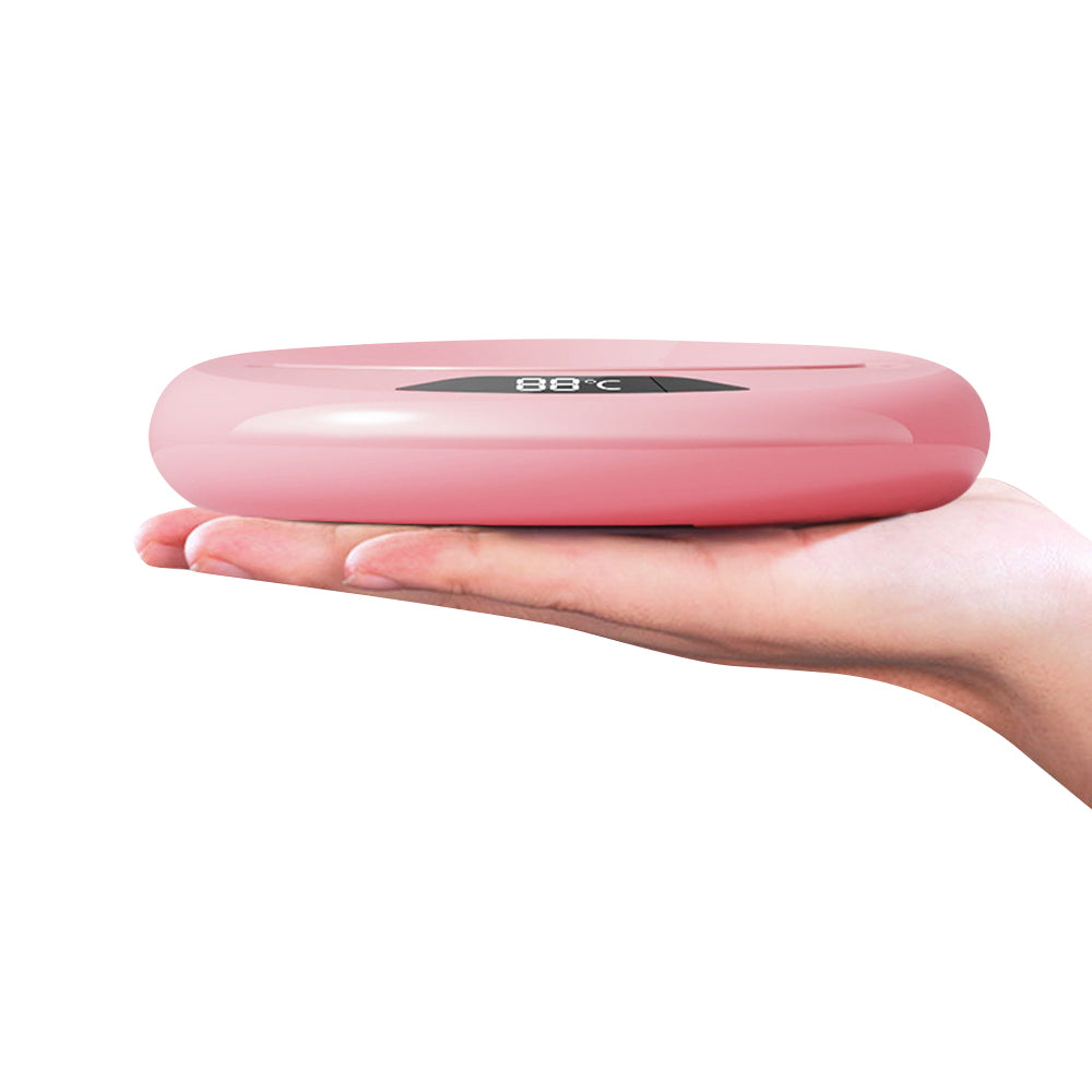 Smart Electric Coffee Mug Warmer 3 Heating Settings Cup Warmer for Coffee Tea Water Milk Pink