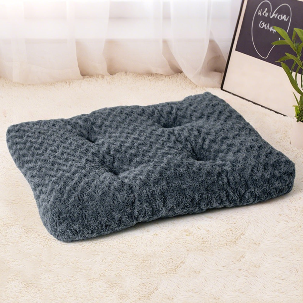 Plush Dog Bed Soft Washable Pet Mattress Pet Sleeping Cushion