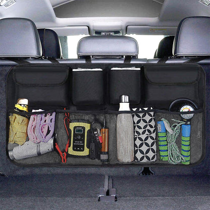 Large Car Boot Organiser Tidy Back Seat Storage Bag Hanging Pocket Accessories