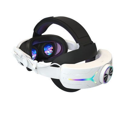 For Meta Oculus Quest 3 VR Head Strap RGB Comfort Headstrap White and Black