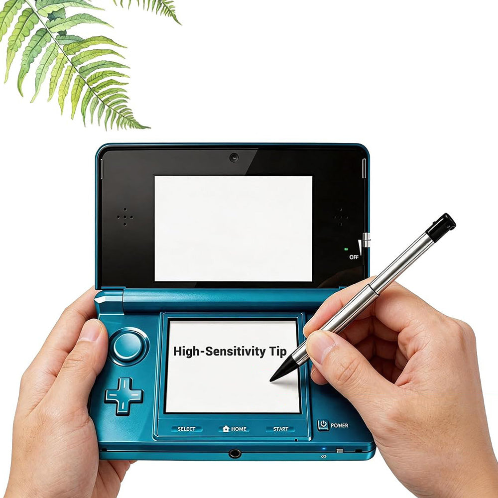 4 Piece Replacement Stylus Pens for Nintendo 3DS - Black
