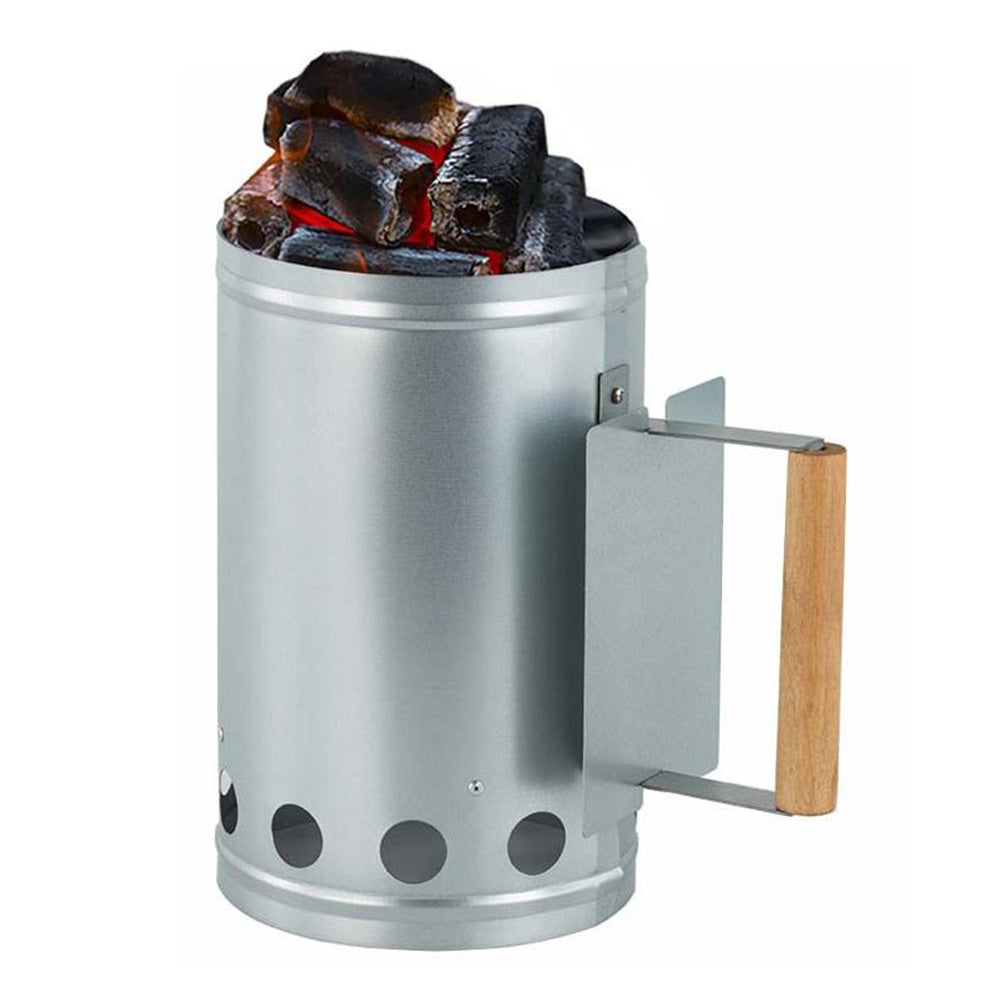 Charcoal Starter Chimney Bucket BBQ Coal Starter for Rapid Fire