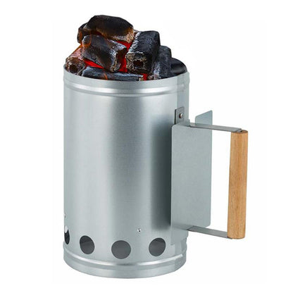 Charcoal Starter Chimney Bucket BBQ Coal Starter for Rapid Fire