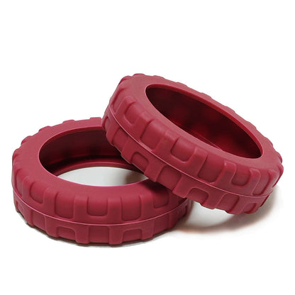 8Pcs Luggage Wheel Covers Silicone Suitcase Wheels Protector Sleeves