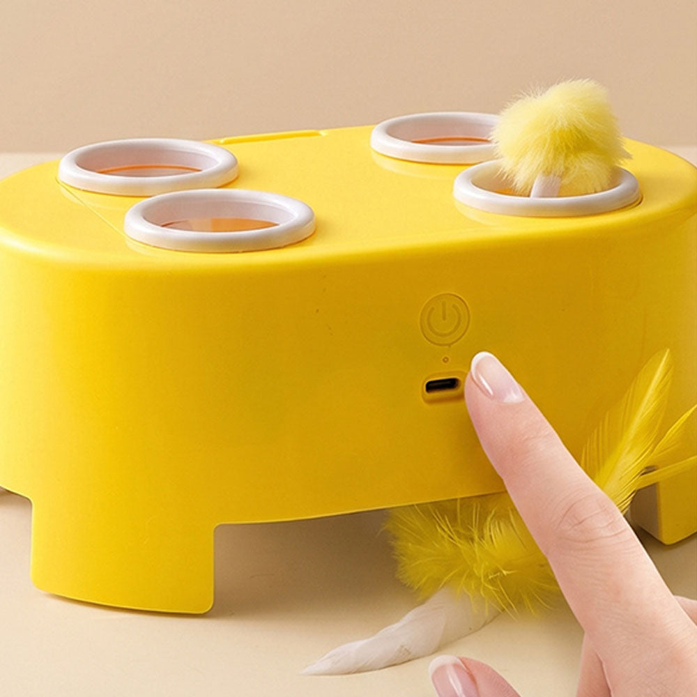 3 in 1 Automatic Electric Cat Teaser Wand Toy
