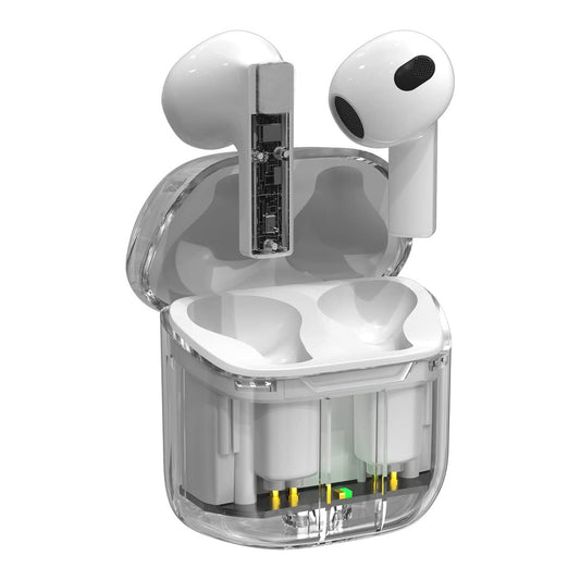 Wireless Earbuds Bluetooth 5.3 Sports Headphones Stereo Earphone White