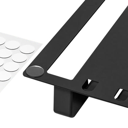 Bedside Shelf Accessories Organizer Wall Mount Self Stick On Cool Stuff for Bedroom Storage and Organization-Black