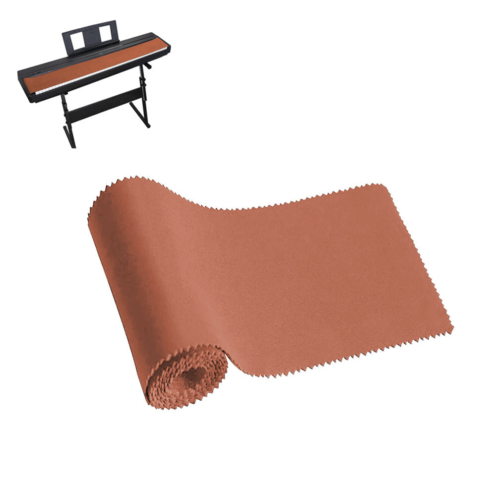 For 88 Keys Piano Keyboard Cover Electronic Keyboard Anti-Dust Cover Orange