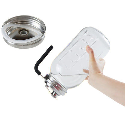 Stainless Steel Mason Jar Lid Handle Pour Spout Replacement Cap - 86mm