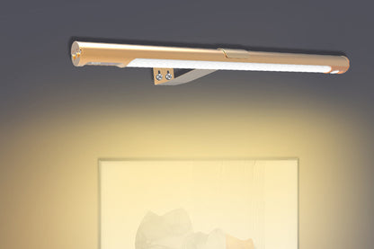 Wireless Wall Picture Light Motion Sensor Art Painting Lamp for Gallery-Gold Color