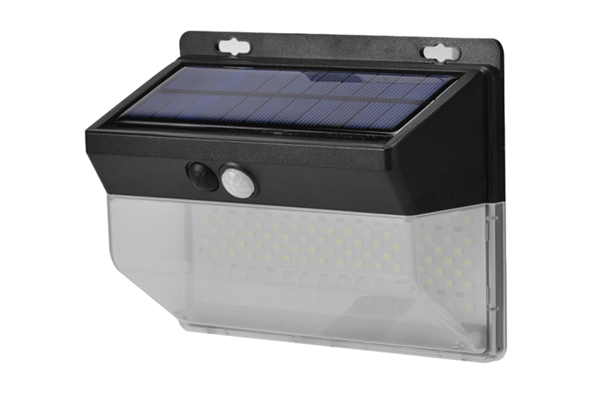 2Pcs LED Solar Motion Sensor Outdoor Security Wall Lamp