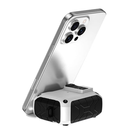 Rugged Protective Case for Airpods Pro 3 with Carabiner Clip and Kickstand-White