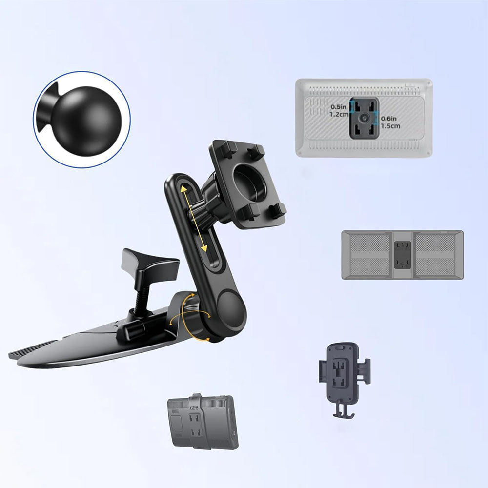 CD Slot Auto Display Mount Rotating Screen Holder