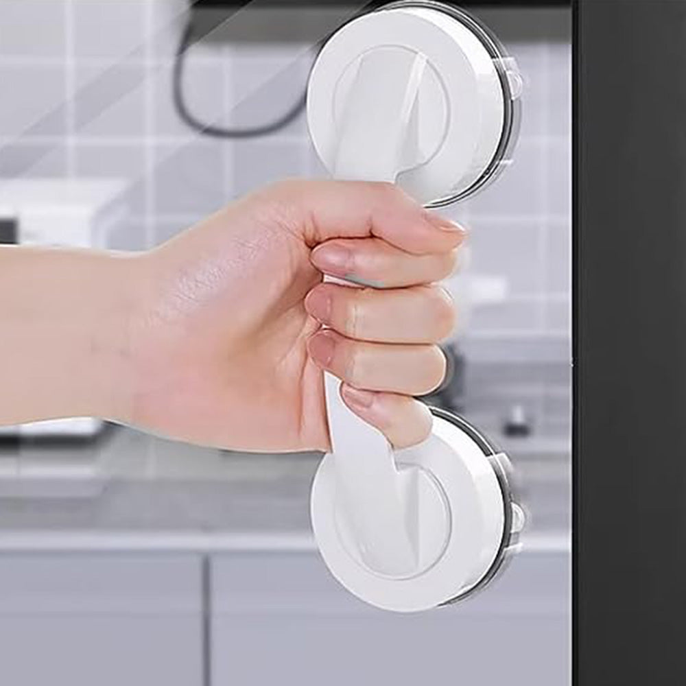Suction Cup Door Handle Vacuum Suction Handle - White