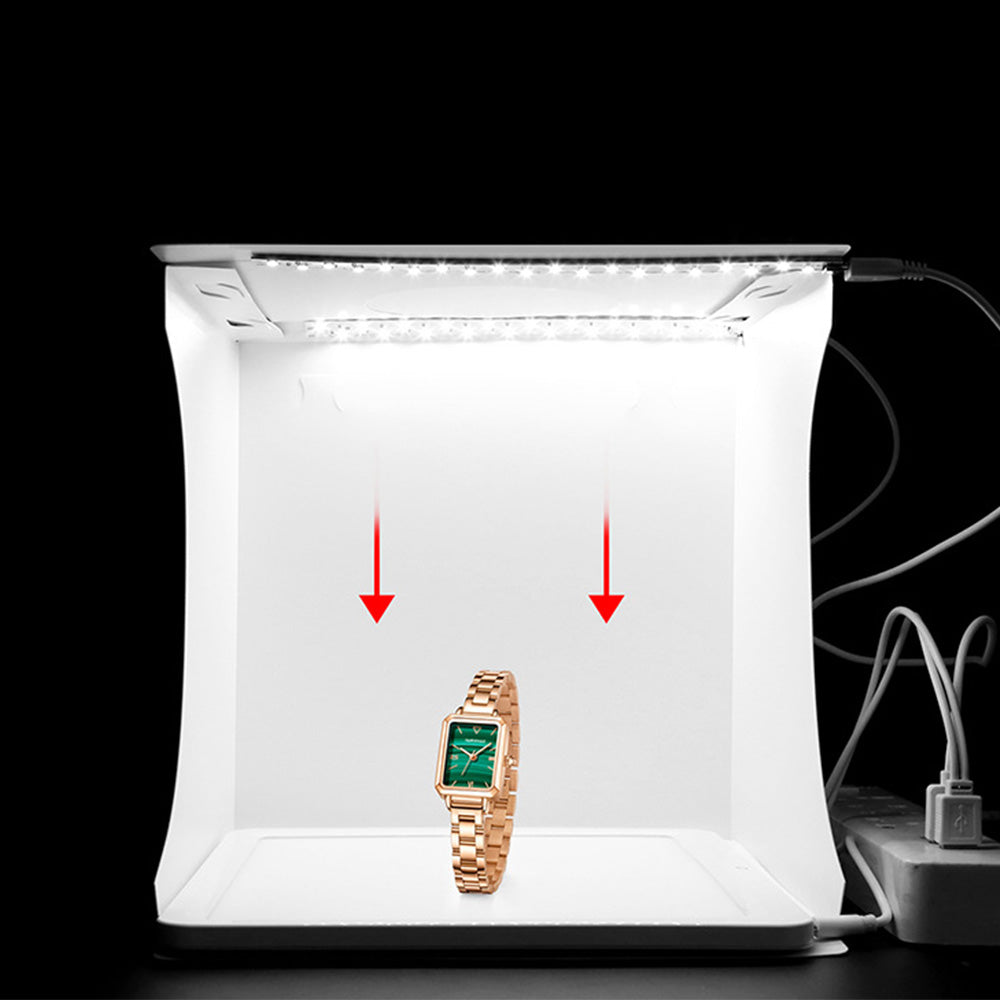 Photo Light Tent with LED 6 Backdrops