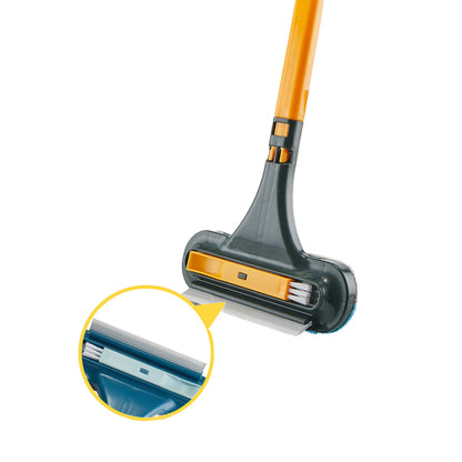 3 in 1 Multifunctional Glass Window Screen Cleaning Brush Home Cleaning Tool Yellow