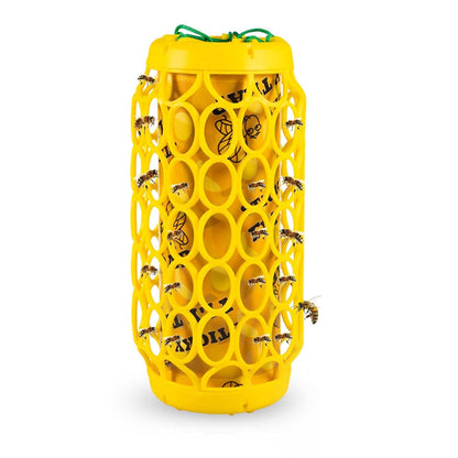 Set of 2Pcs Wasp Trap Outdoor Hanging Jacket Trap Reusable Wasp Catcher Sticky Wasp Repellent