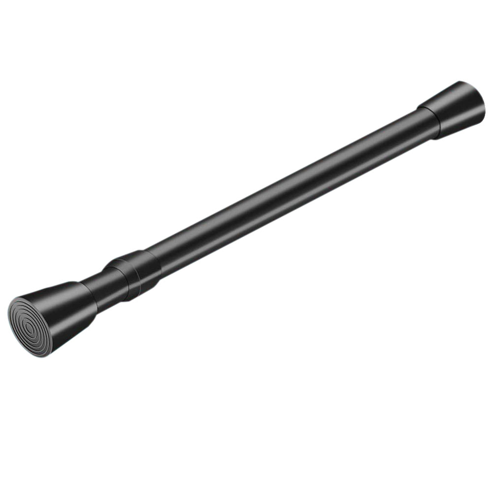 No Drilling Black Expandable Rods Adjustable Curtain Rods for Window