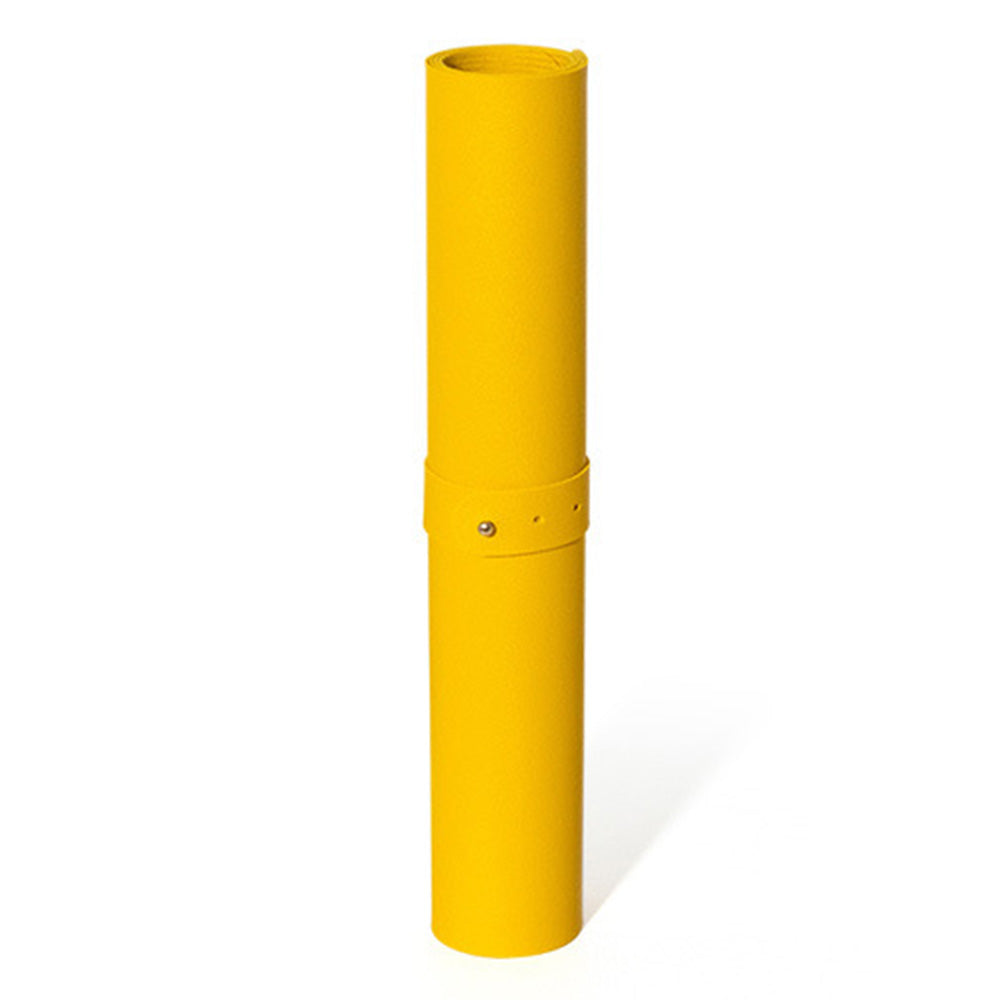 Large PU Leather Desk Mat Waterproof Non Slip Mouse Pad for Office Home-Yellow