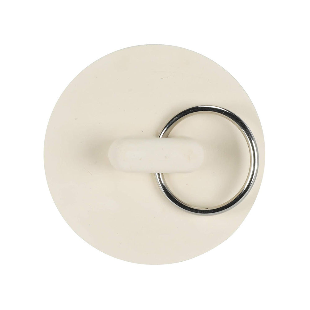4 Pieces Sink Stoppers with Pull Rings for Basins and Bathtubs