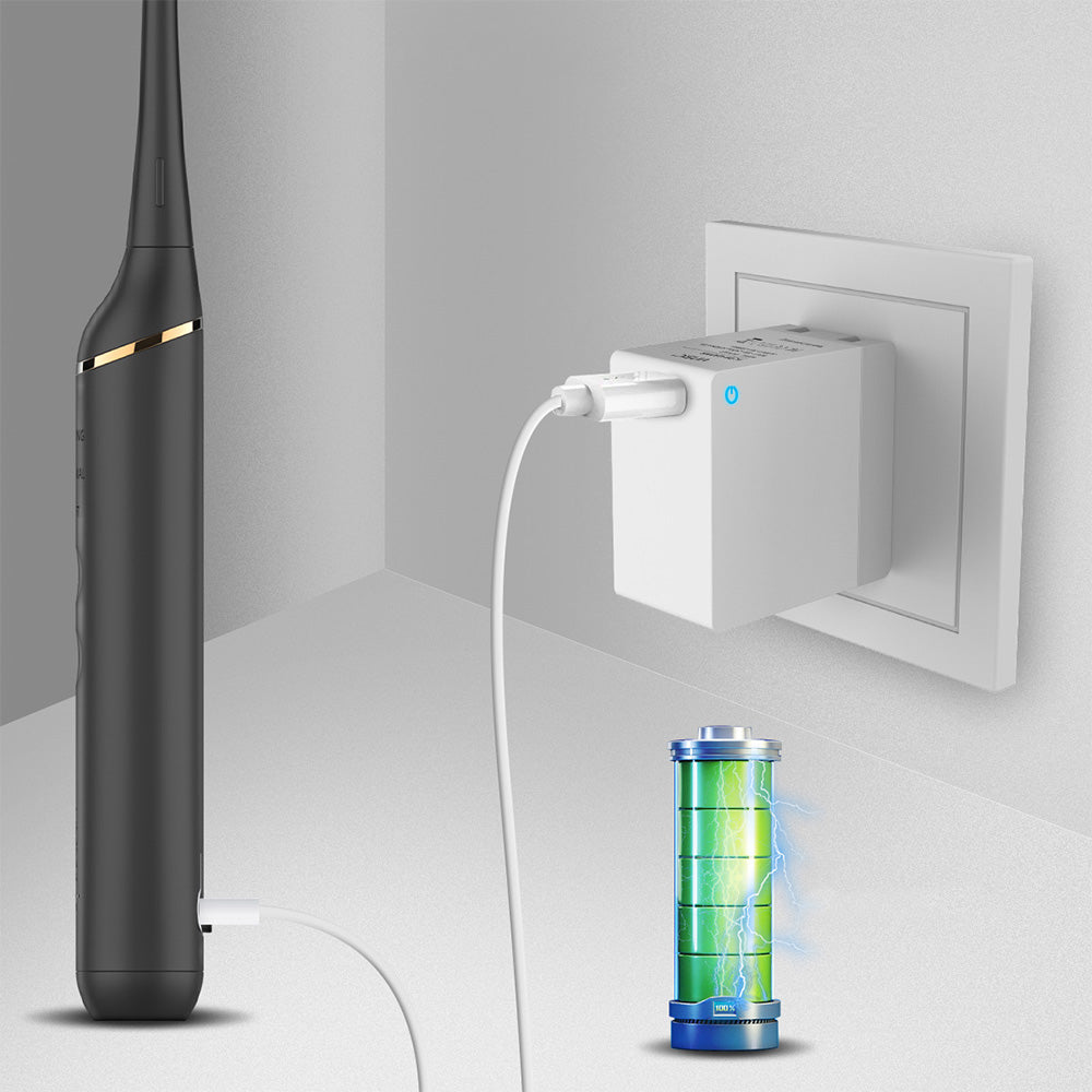 Electric Ultrasonic Tooth Cleaner Dental Plaque Tartar Remover for Home Use