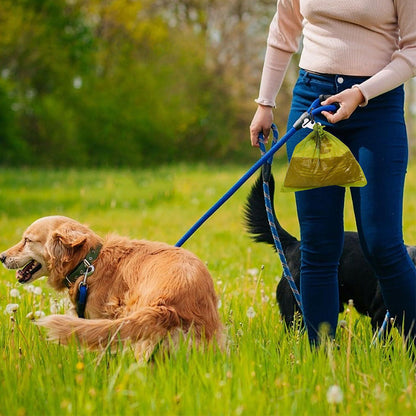 2PCS Metal Dog Poop Bag Holder Clips ââ‚?Hands-Free Leash Attachment