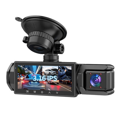 3-in-1 Mini Dash Cam for Cars ¨C Night Vision with Loop Recording