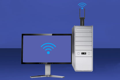 AC1300Mbps USB 3.0 Dual Band WiFi Network Adapter for PC