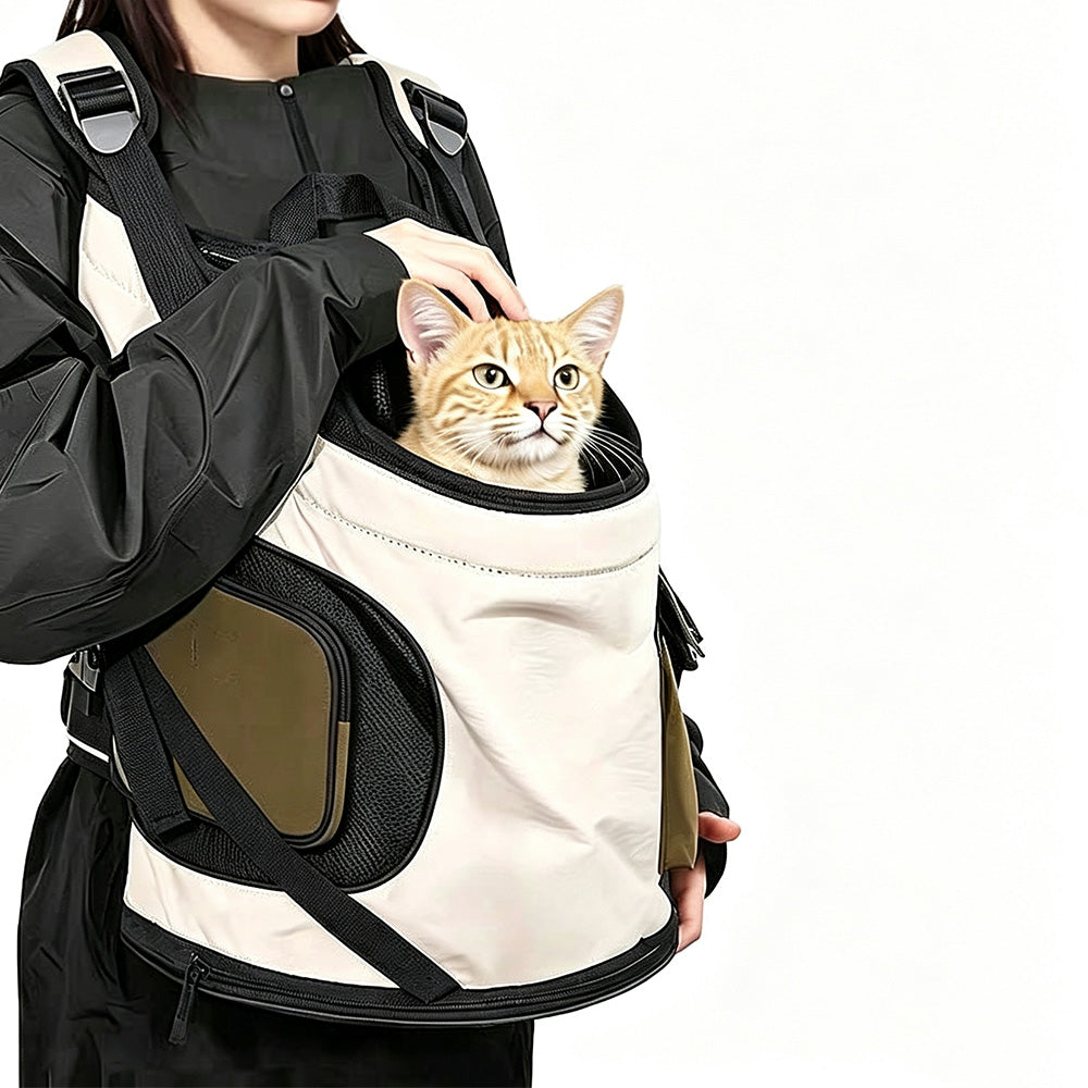 Breathable Pet Front Carrier Hands-Free Cat Small Dog Backpack