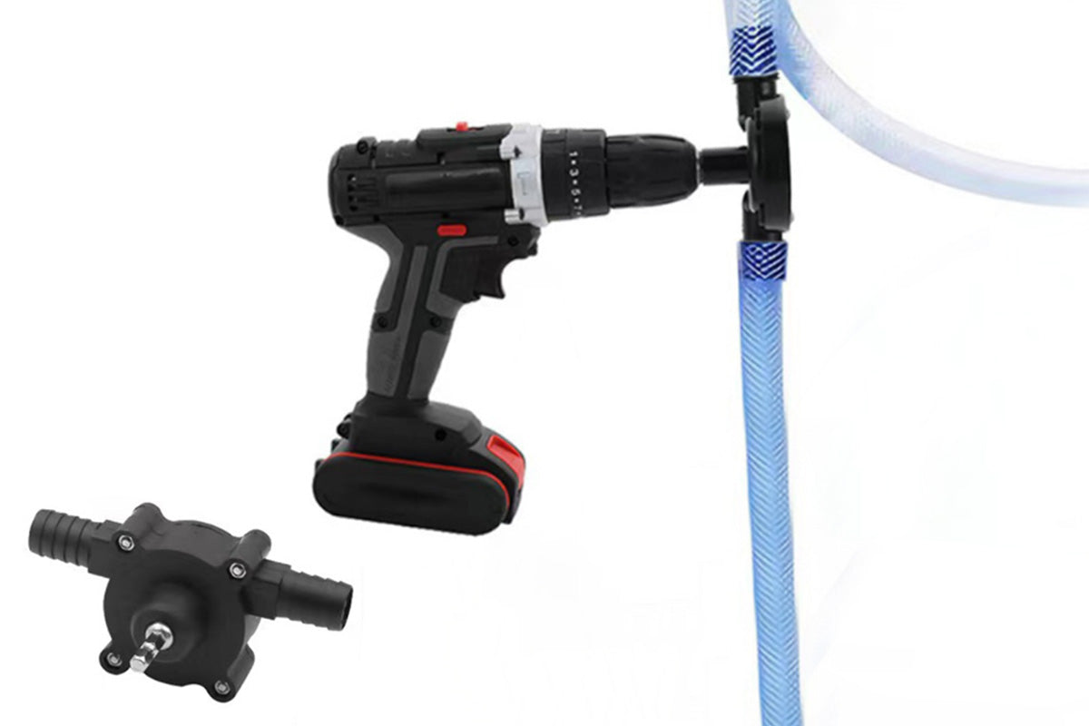 Hand Electric Drill Drive Self Priming Pump Water Oil Transfer Small Pumps for Home
