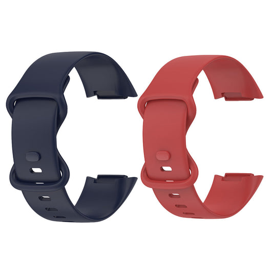 Silicone Watch Strap Wristband for Fitbit Charge 5-Small Style 4