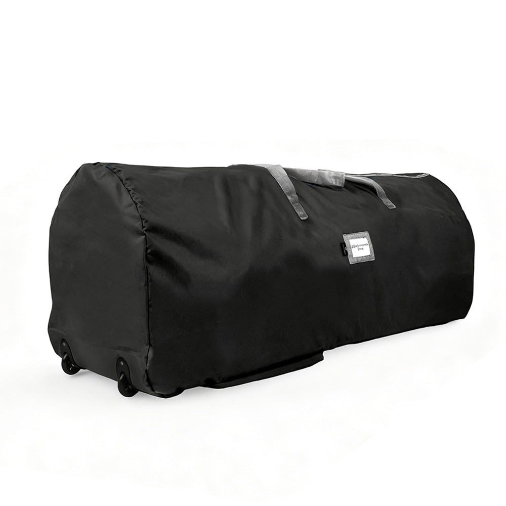 Rolling Christmas Tree Storage Bag Handy with Handle for Easy Carry Black