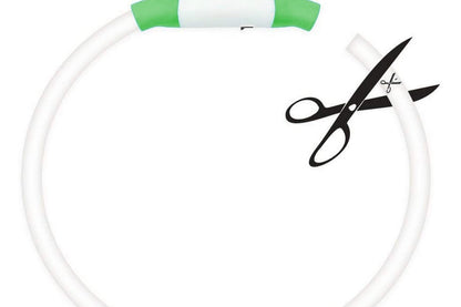 LED Light Up Pet Dog Collars USB Rechargeable Pet Collar Adjustable Size Pet Collar-Green
