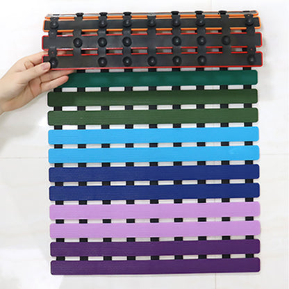 40x63 cm Bath Mat with Strong Suction Cups-Rainbow