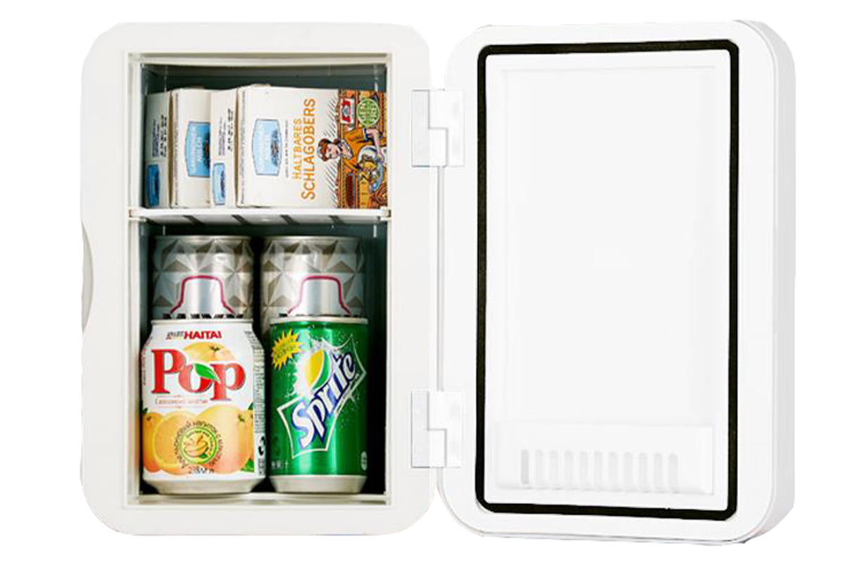 2 in 1 8L Mini Fridge Portable Freezer Drinks Beer Cooler Warmer Bar Freezer Ice Cosmetics Home Refrigerator