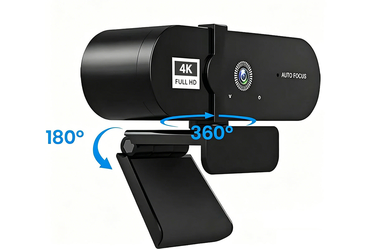4K Webcam Video Camera for PC Laptop