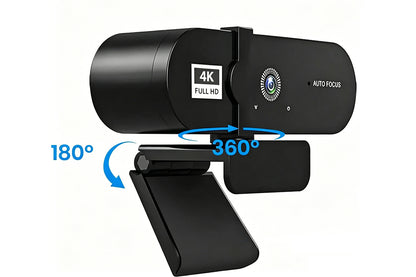 4K Webcam Video Camera for PC Laptop