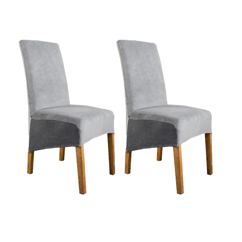 2Pcs Stretch Chair Covers for Dining Room Large Dining Room Side Chair Slipcover