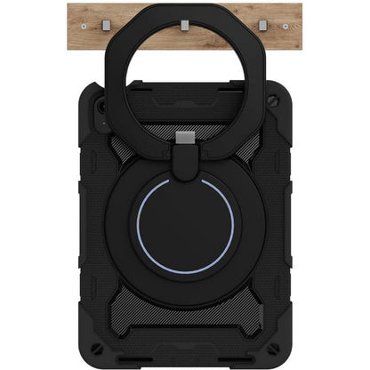 Shockproof Rugged Protective Case with Pencil Holder for iPad Air 6 Pro 11-Black
