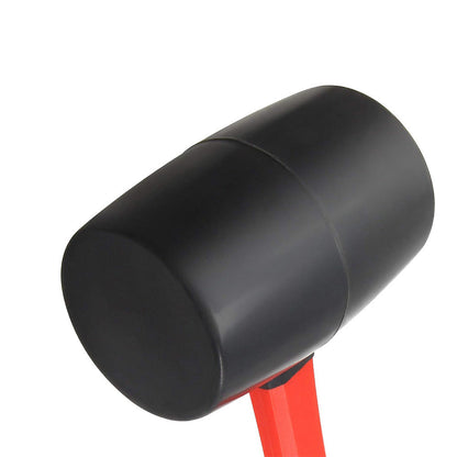 Rubber Mallet Hammer with Fiberglass Handle for Flooring & Camping