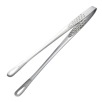 6 Stainless Steel Long Handle Food Tongs Grill Tweezers