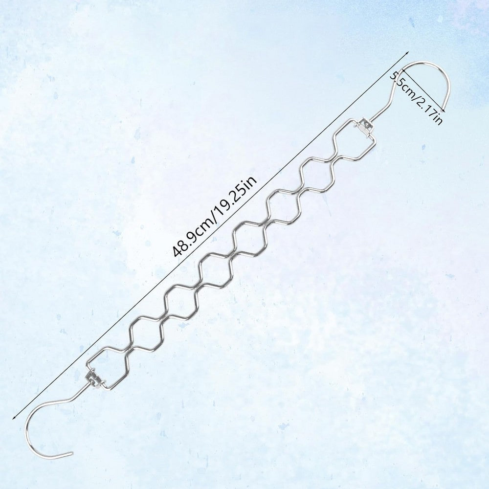 5Pcs Space Saving Hangers for Clothes Sturdy Metal Shirt Hanger Organizer