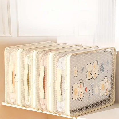 4Piece Clear PVC Storage Bags Dustproof Organizer