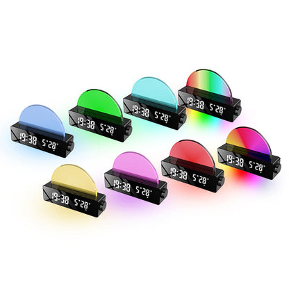 Sunrise Alarm Clock with LED Mood Light & Smart Wake-Up Function Black
