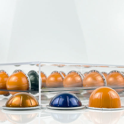 Acrylic Coffee Pod Holder Countertop Coffee Capsule Organizer for Coffee Lovers