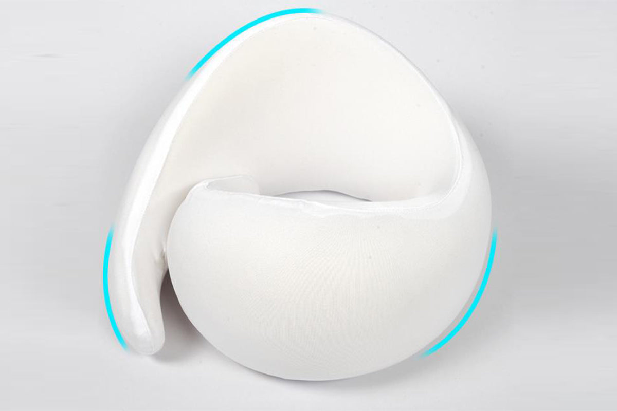 Memory Foam Neck Pillow with Eye Mask and Earplugs Airplane Travel Essentials