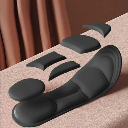 2 Pairs of Unisex 5D Memory Foam Insoles Air Cushion Heel Foot Shoe Pads