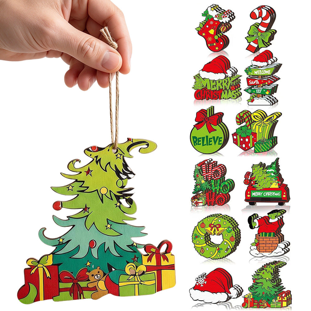 36Pcs Christmas Tree Ornaments Hanging Xmas Decorations Set